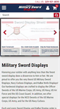 Mobile Screenshot of militarysworddisplays.com